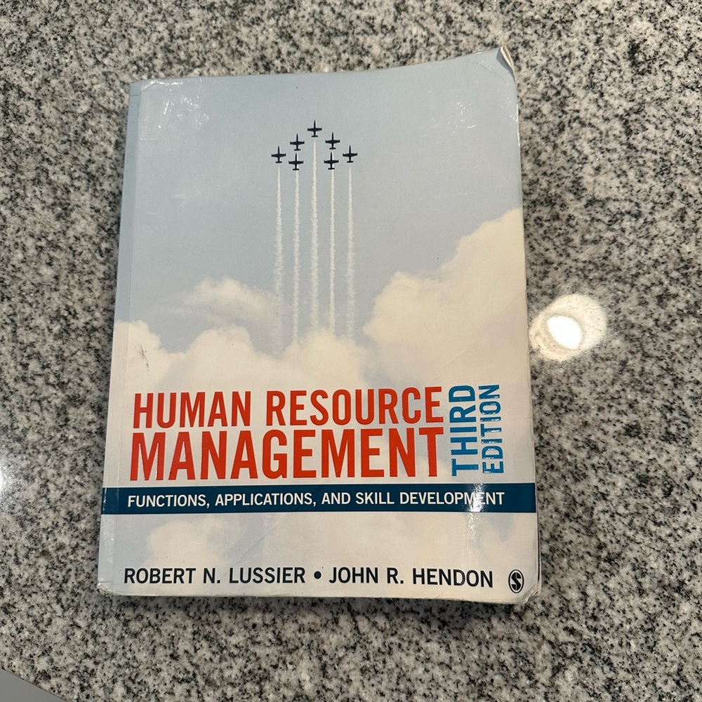 Human Resource Management Third Edition Book